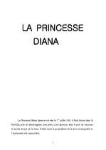 Реферат 'La Princesse Diana', 1.