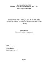 Реферат 'Noziedzīgi iegūtu līdzekļu legalizācijas prasību ievērošanas problēmas ārpakalpo', 1.