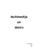 Реферат 'Multimedia un dators', 1.