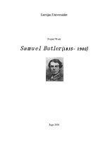 Реферат 'Samuel Butler (1835-1902)', 1.