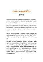Реферат 'Kurts Vonnegūts - biogrāfija un literārā daiļrade', 10.
