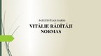 Презентация 'Vitālie rādītāji. Normas.', 1.