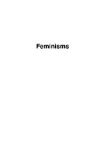 Конспект 'Feminisms', 1.
