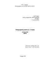 Конспект 'Prakse II sākumskola 1.-3.kl', 1.