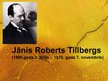 Презентация 'Jānis Roberts Tillbergs', 2.