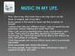 Презентация 'Music in My Life', 6.