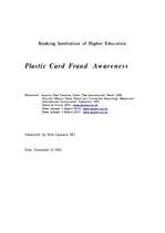 Конспект 'Plastic Card Fraud', 1.