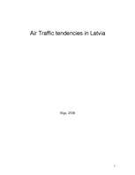 Эссе 'Air Traffic Tendencies in Latvia', 1.