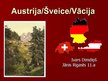 Презентация 'Austrija, Šveice, Vācija', 1.