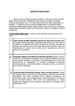 Реферат 'Ģeopolitiskie riski', 1.