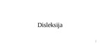 Презентация 'Disleksija', 1.