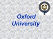 Презентация 'The University of Oxford', 1.