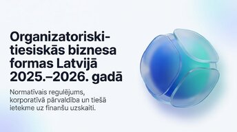 Презентация 'Organizatoriski - tiesiskās biznesa formas Latvijā 2025.-2026.gadā', 1.