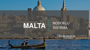 Презентация 'Nodokļu sistēma Maltā', 1.