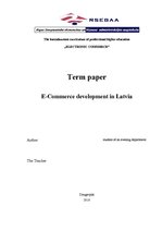 Реферат 'Развитие е-коммерции в Латвии', 4.