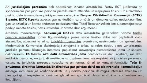 Презентация 'Fizisko personu datu apstrādes likums', 6.
