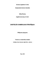 Реферат 'Digitālās komercijas stratēģija', 1.