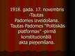 Презентация '1918.gada 17.novembris - Tautas padomes izveidošana', 1.