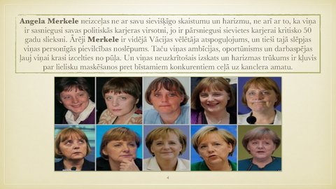 Презентация 'Angela Merkele kā pasaules līderis - apraksts', 4.
