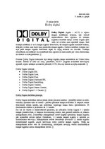 Конспект 'Multimediju tehnoloģijas. Trešais mājas darbs. Dolby Digital', 1.