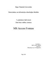 Образец документа 'MS Access formas', 1.