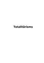 Реферат 'Totalitārisms', 1.