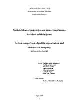 Дипломная 'Sabiedriskas organizācijas un komercuzņēmuma darbības salīdzinājums', 2.