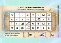 Презентация 'Uzdevumi latviešu valodā 1.-2. klasēm', 5.