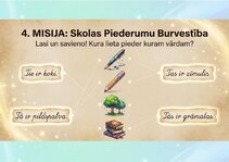 Презентация 'Uzdevumi latviešu valodā 1.-2. klasēm', 6.
