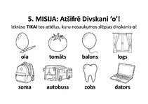 Презентация 'Uzdevumi latviešu valodā 1.-2. klasēm', 7.