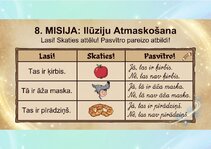 Презентация 'Uzdevumi latviešu valodā 1.-2. klasēm', 10.