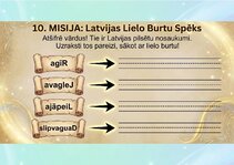 Презентация 'Uzdevumi latviešu valodā 1.-2. klasēm', 12.
