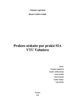 Отчёт по практике 'Prakse SIA "VTU Valmiera"', 1.