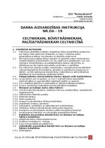 Образец документа 'Darba aizsardzības instrukcija celtniekam, būvstrādniekam, palīgstrādniekam ', 1.