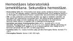 Презентация 'Hemostāzes traucējumi intensīvajā terapijā un anestezioloģijā. Koagulācijas sist', 9.