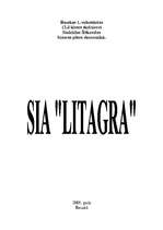 Бизнес план 'Biznesa plāns SIA "Litagra"', 1.