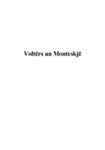 Реферат 'Voltērs un Monteskjē', 1.