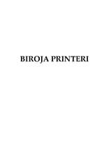 Реферат 'Biroja printeri', 1.
