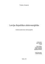 Реферат 'Latvijas Republikas elektroenerģētika', 40.