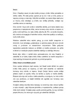 Эссе 'Etika: morāles principi un cilvēka rīcība mūsdienu un nākotnes sabiedrībā', 1.