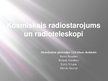 Презентация 'Kosmiskais radiostarojums un radioteleskopi', 1.