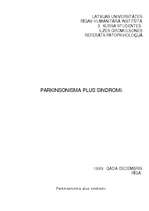 Реферат 'Parkinsonisma plus sindromi', 1.