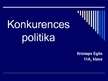 Реферат 'Konkurences politika', 13.