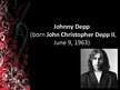 Презентация 'Johnny Depp', 1.
