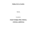 Реферат 'Senās Grieķijas ētika: kīnisms, stoicisms, epikūrisms', 1.
