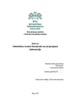 Реферат 'Sabiedrības iesaiste būvniecībā un tai pieejamā informācija', 1.