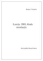 Реферат 'Latvija 1905.gada revolūcijā', 1.