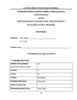 Отчёт по практике 'Profesionālās kvalifikācijas "Fizioterapeits" prakses atskaite', 160.