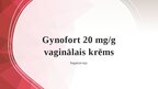 Презентация 'Gynofort 20 mg/g vaginālais krēms', 1.