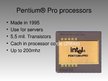 Презентация 'Pentium Processors', 3.